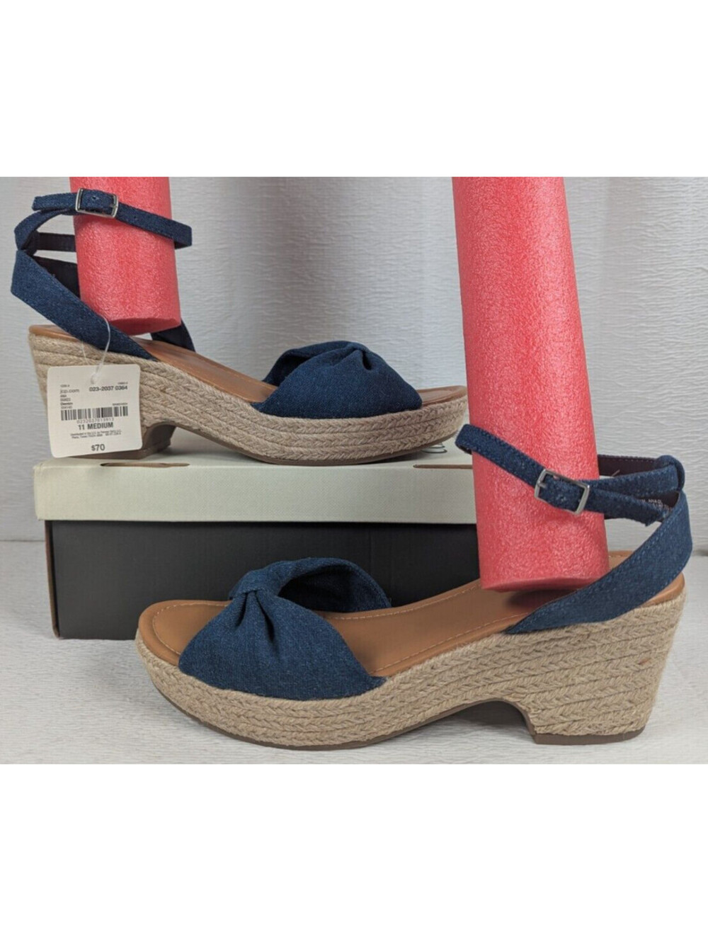 A.N.A - Dukes - Blue Denim - High Heel Sandals - Women’s - Size 11 M